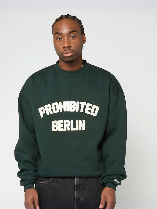 Prohibited, Berlin Prohibited Berlin Crew Neck, green, Image 1 of 5