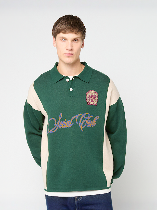 Prohibited, Contrast Clubhouse Knit, green, Image 1 of 4