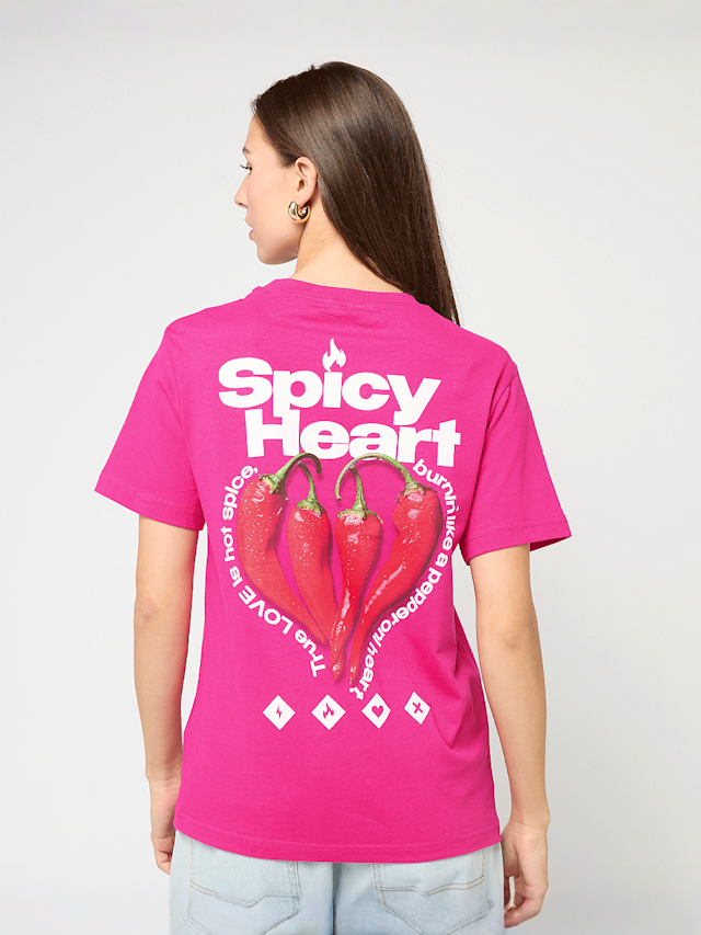 Miss Tee, Spicy Heart Tee, lichtroze, Afbeelding 1 van 5
