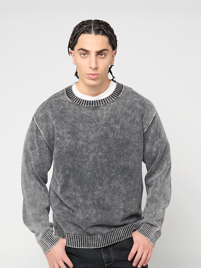 Decibel, Washed Knit Sweater, grijs, Afbeelding 1 van 3