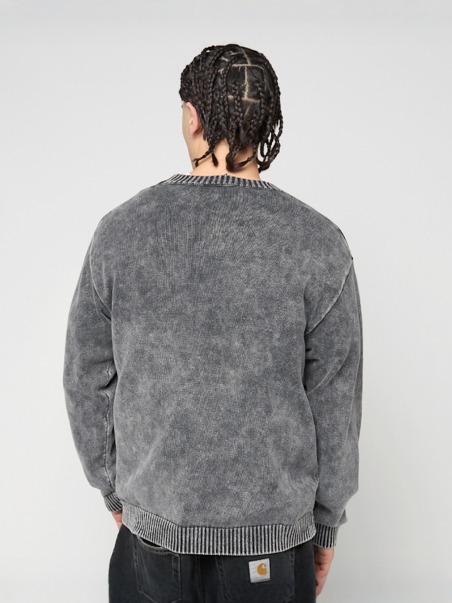 Decibel, Washed Knit Sweater, grey, Image 2 of 3