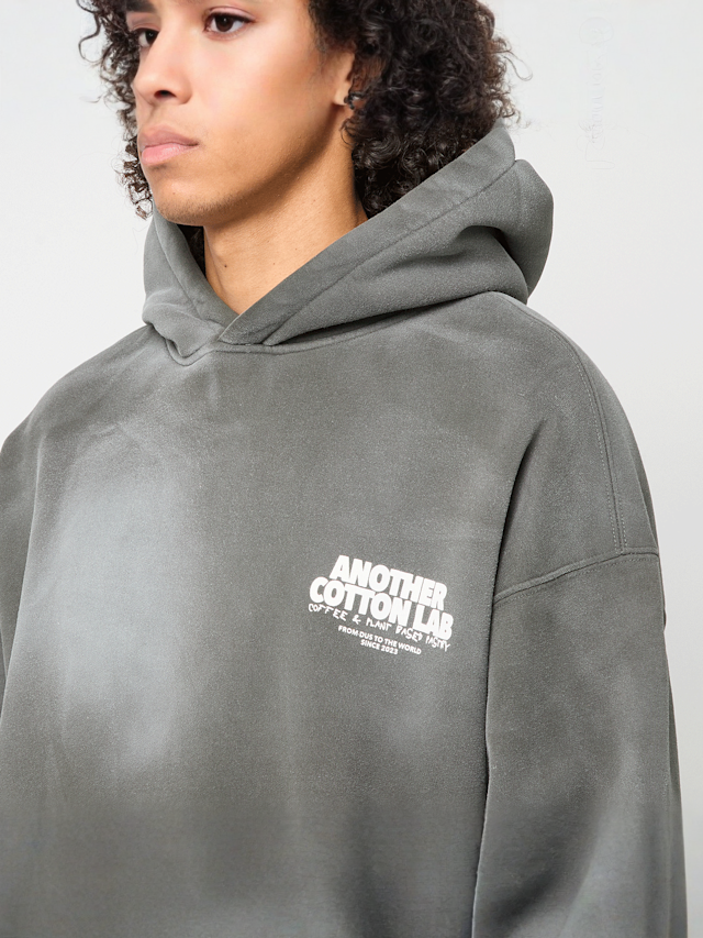 Another Cotton Lab, Vitamin D3 Washed Hoodie, grey, Image 3 of 5