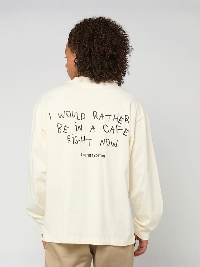 Another Cotton Lab, I Would Rather Be Longsleeve, beige, Image 1 of 5