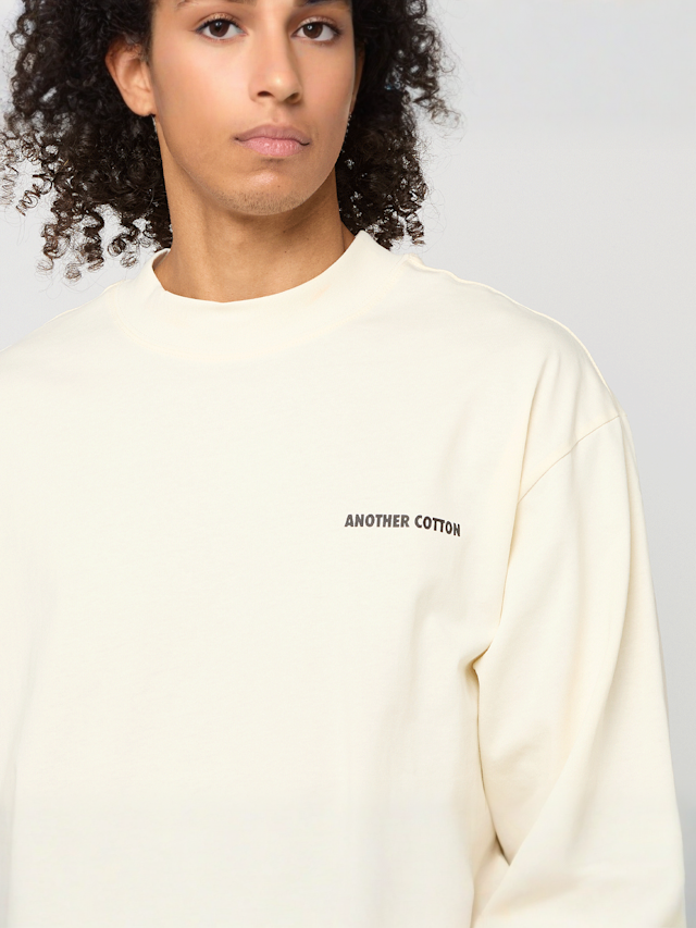 Another Cotton Lab, I Would Rather Be Longsleeve, beige, Image 3 of 5