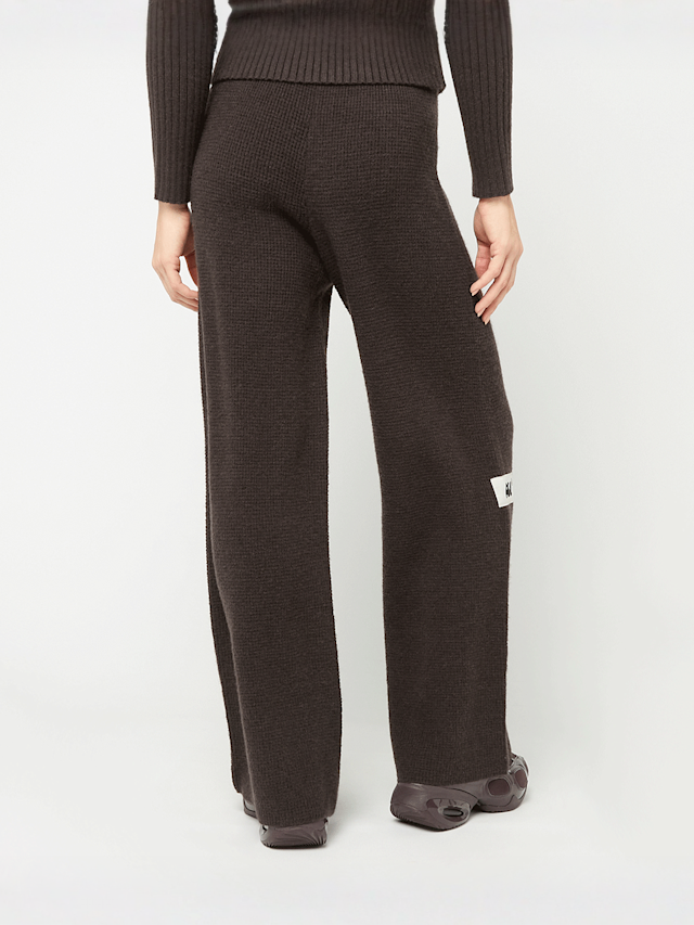 Another Cotton Lab, Another Wide Leg Knit Pant, brown, Image 2 of 5