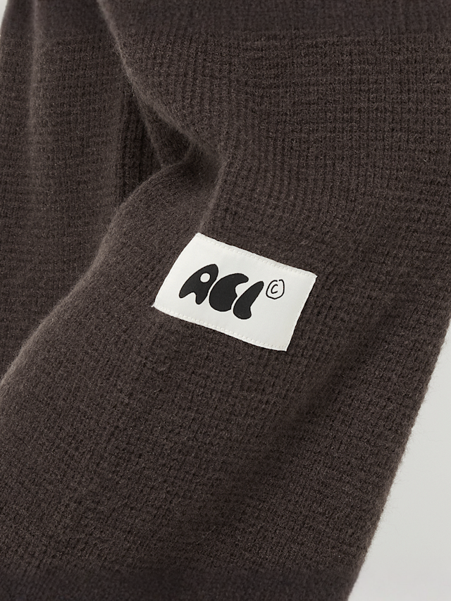 Another Cotton Lab, Another Wide Leg Knit Pant, brown, Image 4 of 5