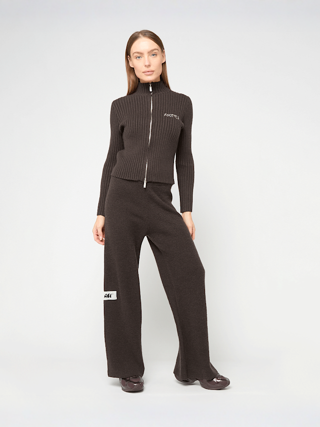 Another Cotton Lab, Another Scribble Zipper, bruin, Afbeelding 4 van 4