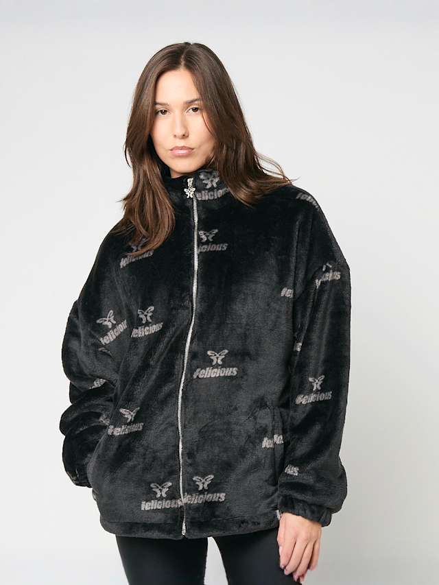 Felicious, Teddy Logo Jacket, black, Image 1 of 5