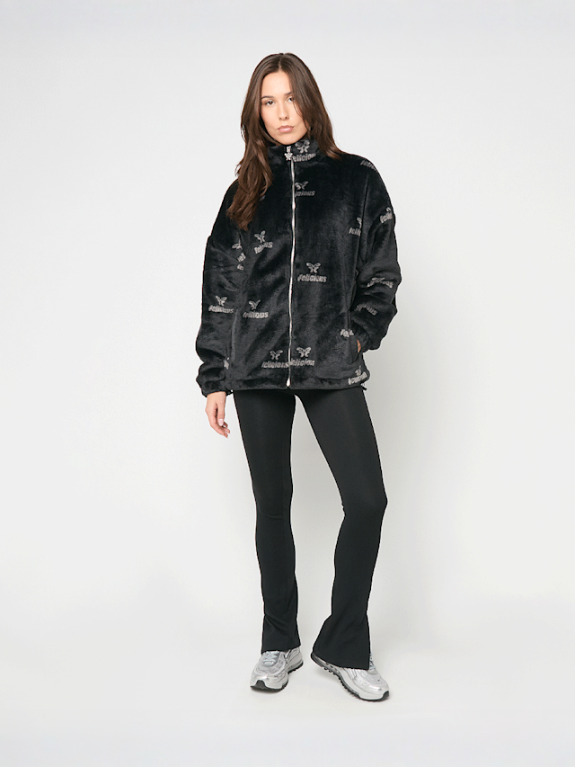 Felicious, Teddy Logo Jacket, black, Image 5 of 5