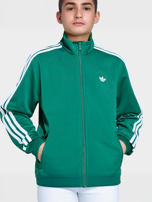 adidas Originals, Firebird Loose Tracktop, green, Image 3 of 4