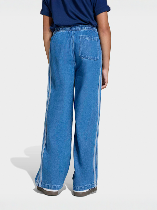 adidas Originals, Firebird Denim Trackpants, blue, Image 2 of 5