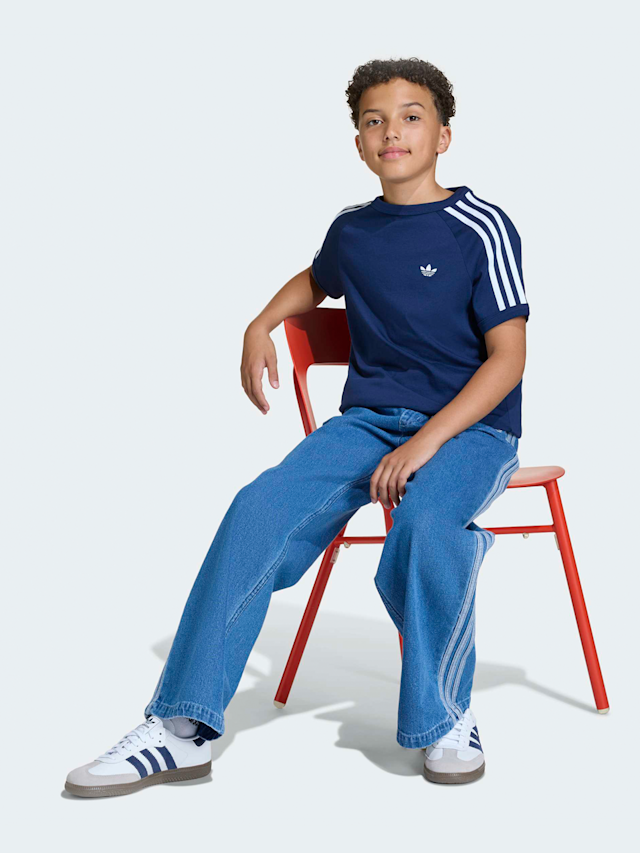 adidas Originals, Firebird Denim Trackpants, blue, Image 5 of 5