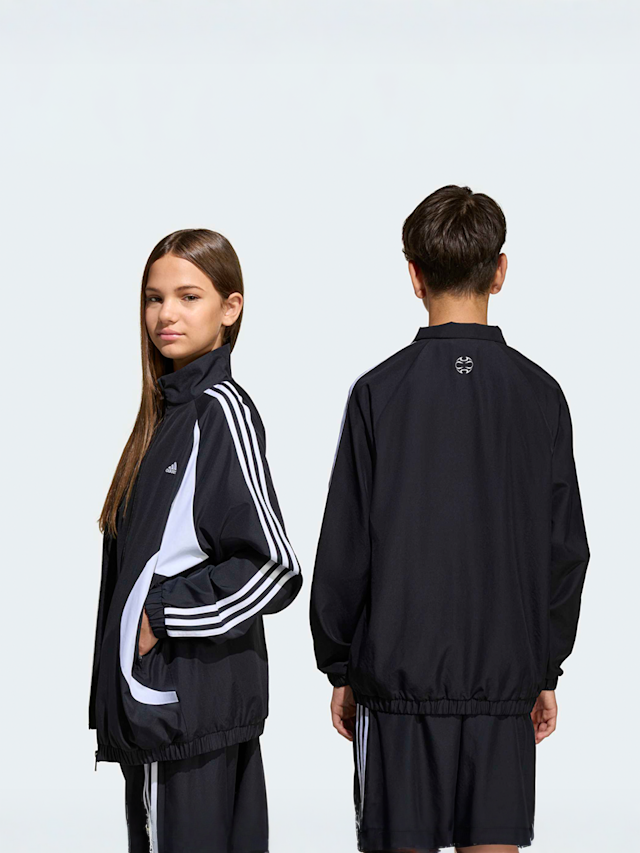 adidas Originals, Teamgeist Loose Tracktop, black, Image 2 of 4