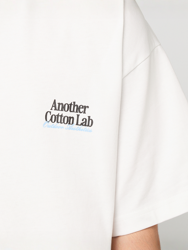 Another Cotton Lab, Outdoor Aesthetics T-Shirt, white, Image 4 of 5