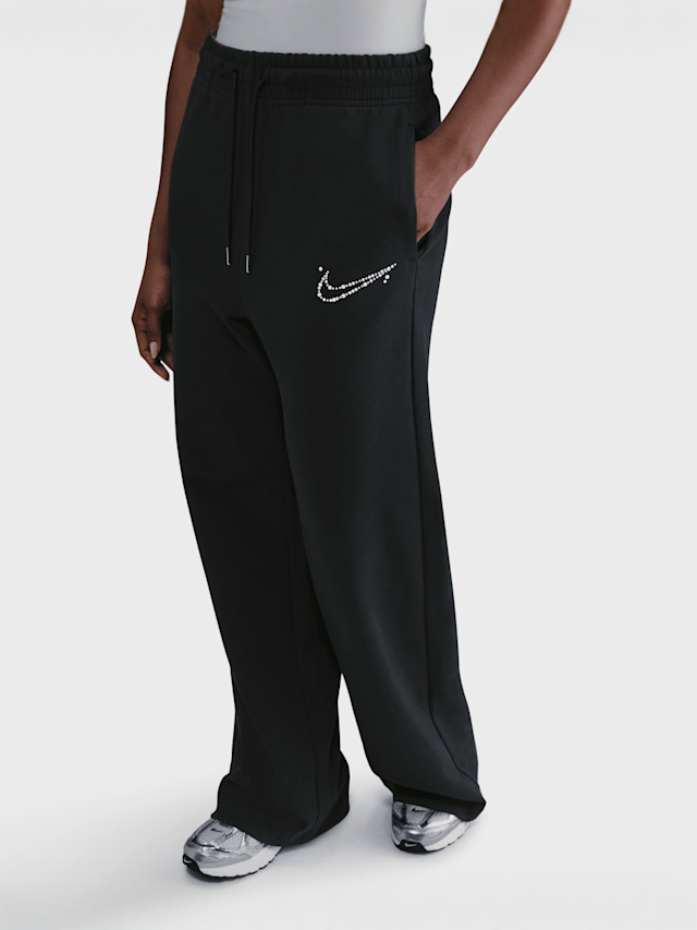 Nike, Sportswear Phoenix Fleece High-Rise Wide Pants, black, Image 1 of 5