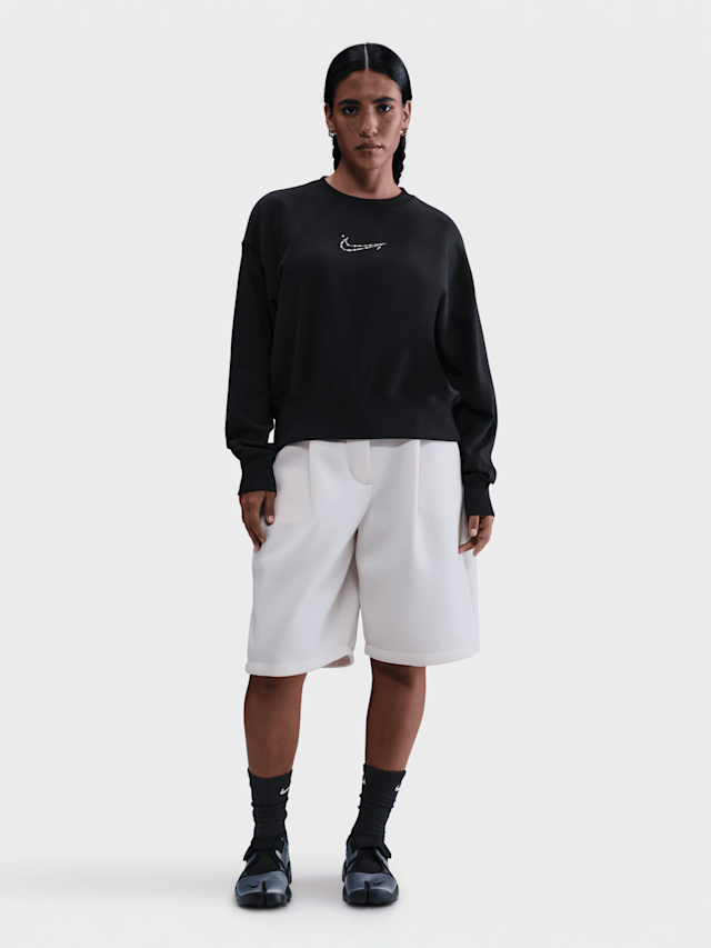 Nike, Sportswear Phoenix Fleece Oversized Crew, black, Image 5 of 5