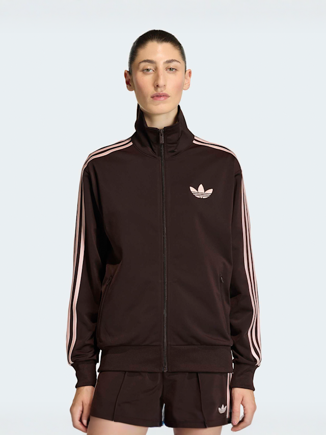 adidas Originals, Firebird Loose Tracktop, brown, Image 1 of 5