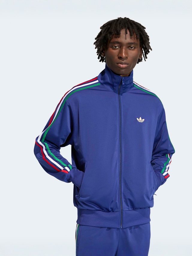 adidas Originals, Firebird Tracktop, blue, Image 1 of 5