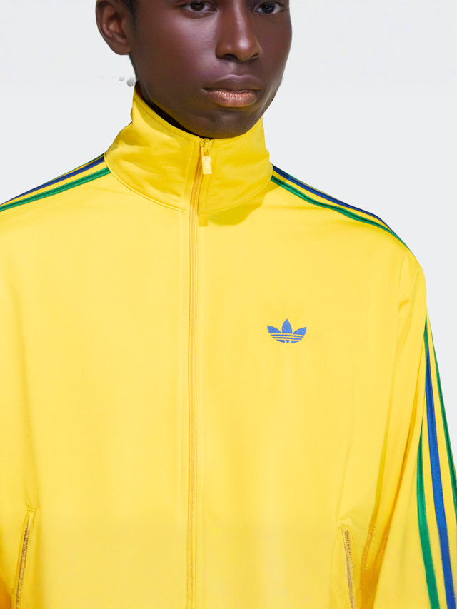 adidas Originals, Firebird Tracktop, yellow, Image 3 of 5