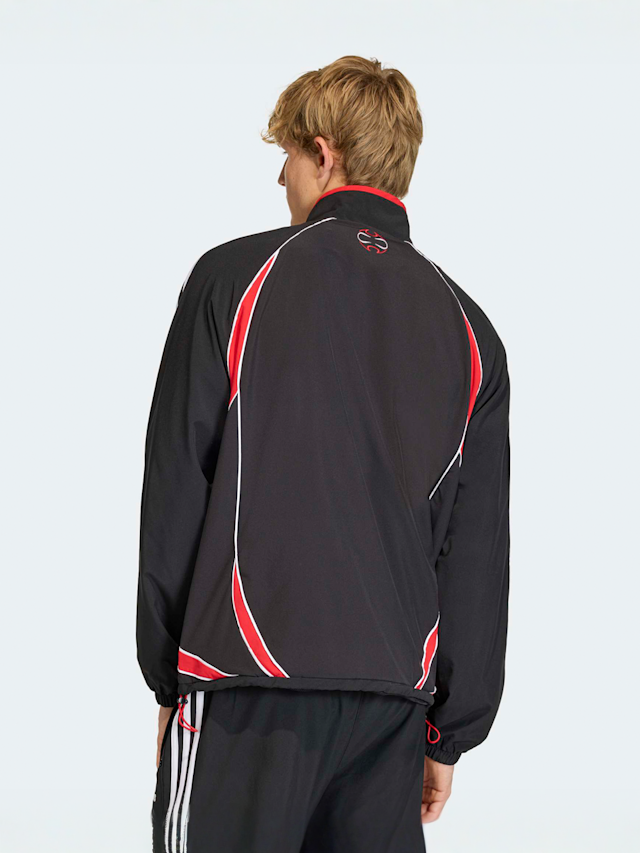 adidas Originals, Teamgeist Tracktop, black, Image 2 of 5