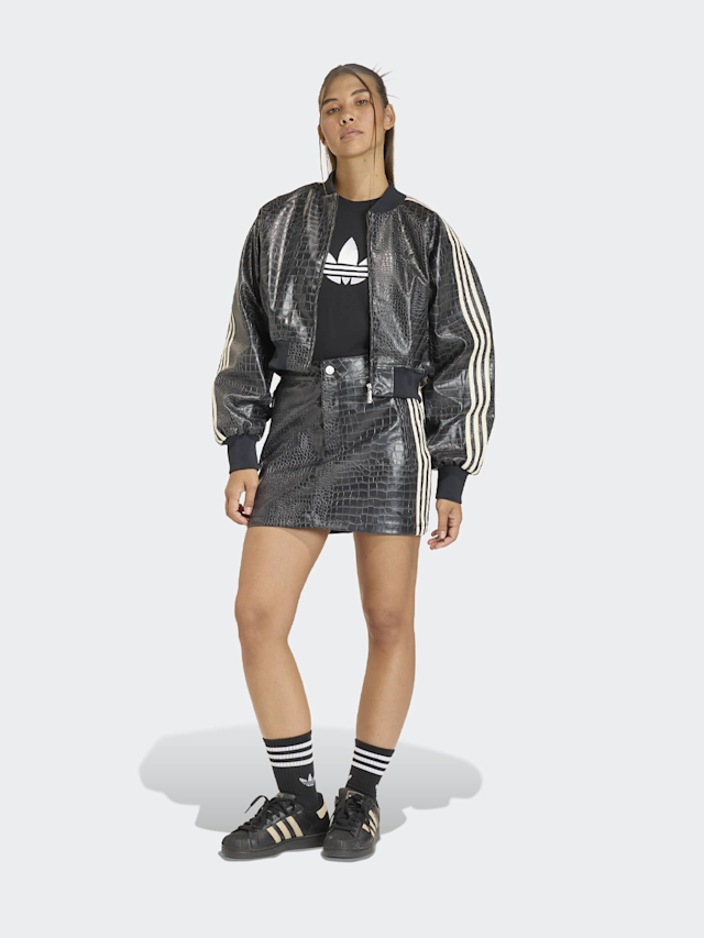 adidas Originals, SST Pleather Jacket, black, Image 5 of 5