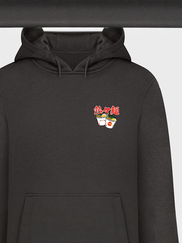 Mister Tee, Love Ramen Noodles Hoody, black, Image 3 of 4