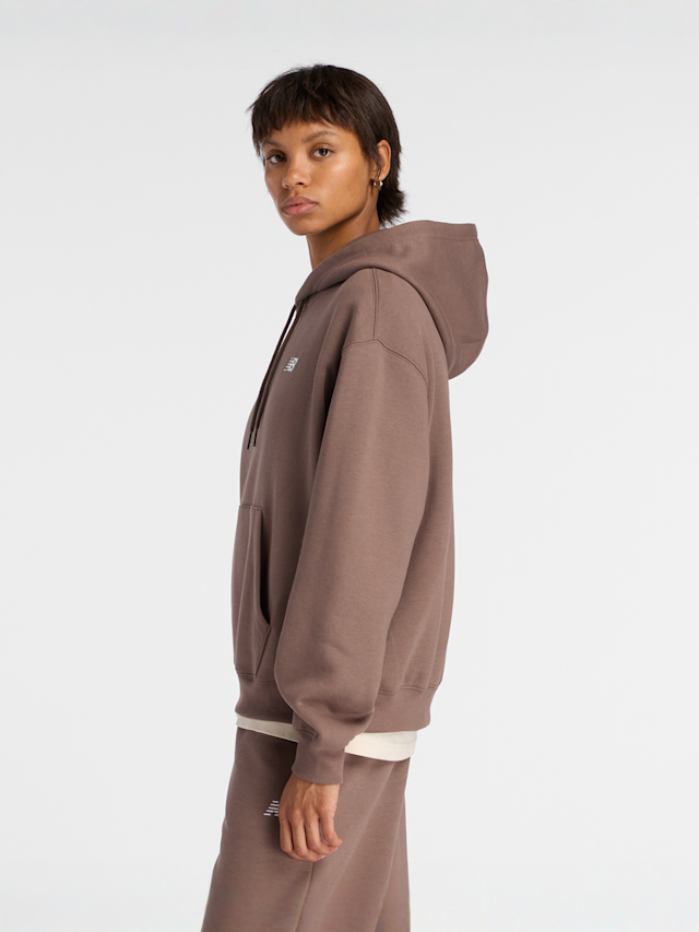 New Balance, Sport Essentials Fleece Hoodie, brown, Image 2 of 5