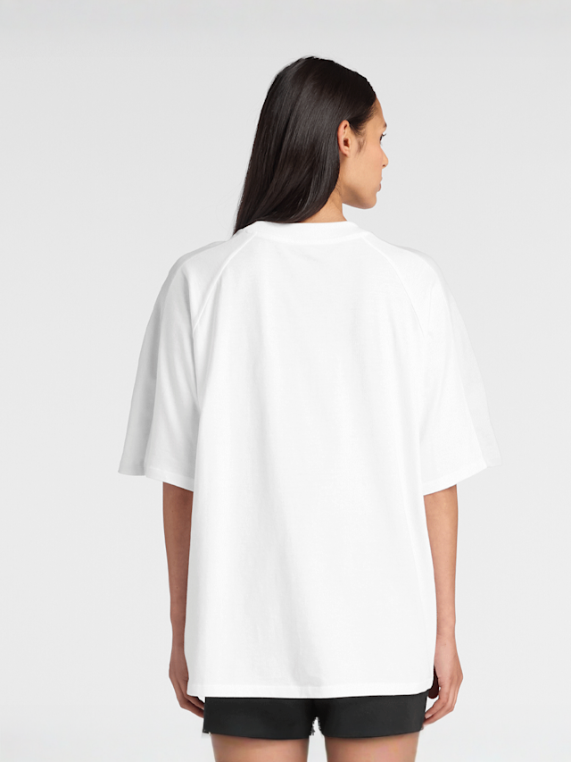 New Balance, Linear Heritage Oversized T-Shirt, white, Image 2 of 5