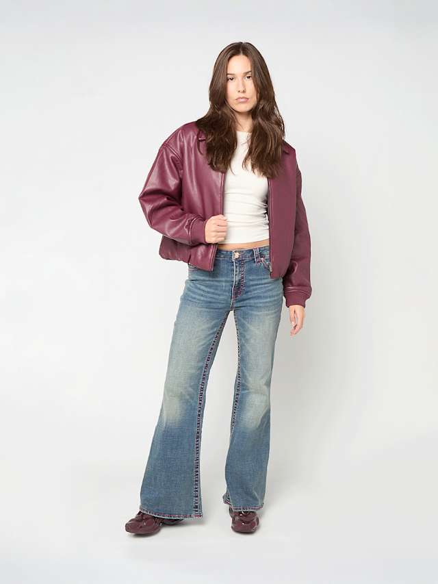 Decibel, Padded PU Jacket, red, Image 4 of 4