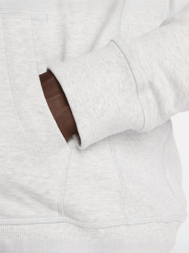 New Balance, Athletics French Terry Full Zip, grey, Image 5 of 6