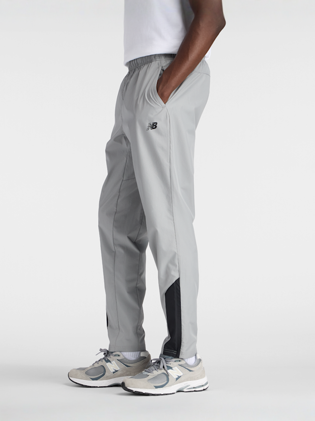 New Balance, Utility Woven Pants, grey, Image 2 of 5