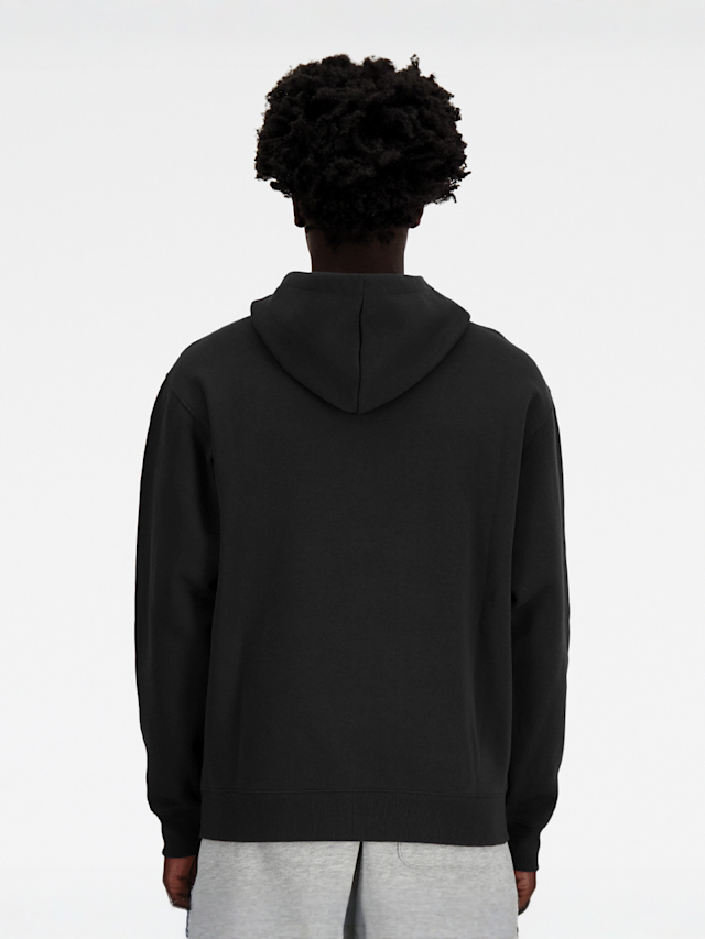 New Balance, Sport Essentials Logo Fleece Full Zip, zwart, Afbeelding 2 van 3