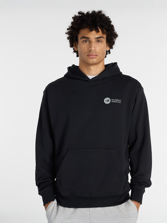 New Balance, Vortex Hoodie, black, Image 2 of 5