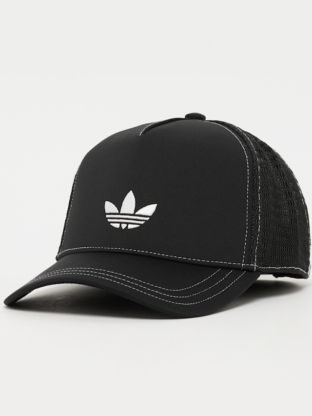 adidas Originals, Adicolor Trucker Cap, black, Image 1 of 4