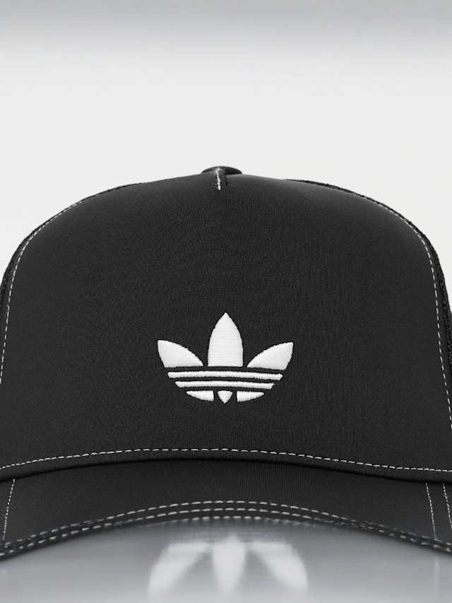 adidas Originals, Adicolor Trucker Cap, black, Image 4 of 4
