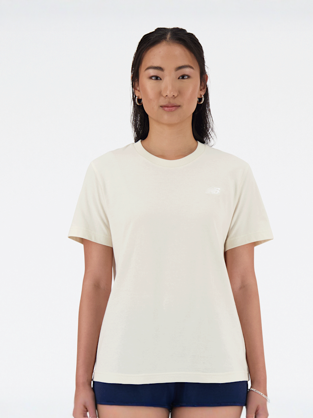 New Balance, Sport Essentials Jersey T-Shirt, beż, Obraz 1 z 3