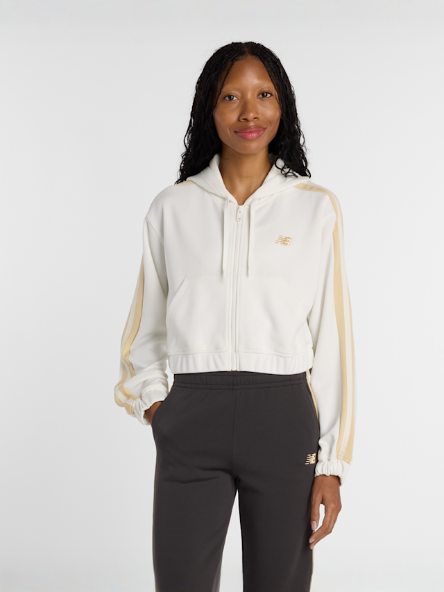 New Balance, Interlock Full Zip, beige, Image 1 of 5
