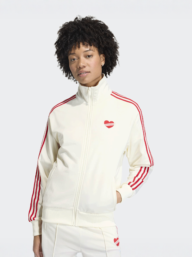 adidas Originals, Firebird Loose Tracktop, wit, Afbeelding 1 van 5