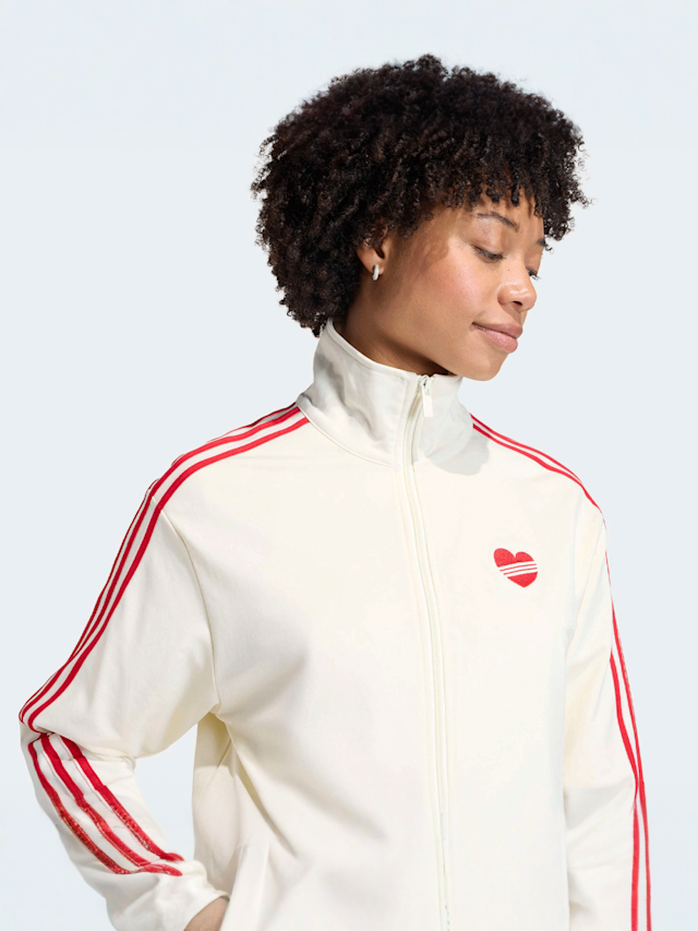 adidas Originals, Firebird Loose Tracktop, wit, Afbeelding 3 van 5
