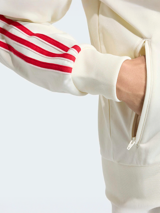 adidas Originals, Firebird Loose Tracktop, wit, Afbeelding 4 van 5