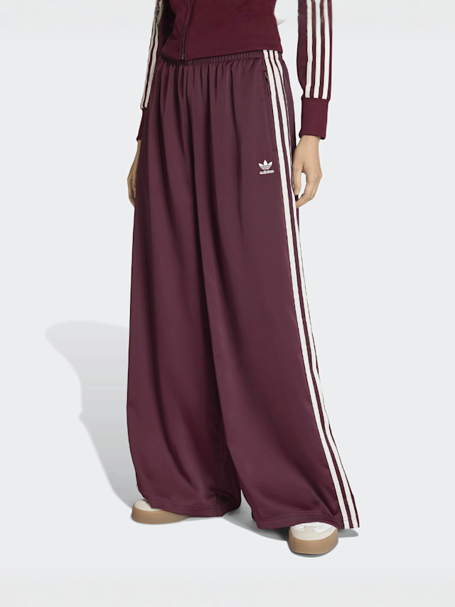 adidas Originals, Satin Trackpant Wideleg, red, Image 1 of 5