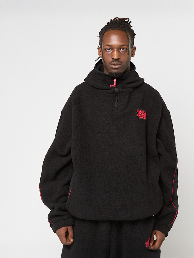 BSB x SNIPES, BSB x Snipes Sherpa Track Hoodie, zwart, Afbeelding 1 van 7