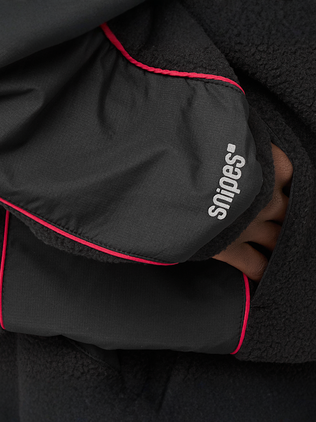 BSB x SNIPES, BSB x Snipes Sherpa Track Hoodie, zwart, Afbeelding 4 van 7