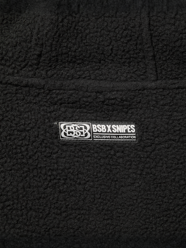BSB x SNIPES, BSB x Snipes Sherpa Track Hoodie, zwart, Afbeelding 6 van 7