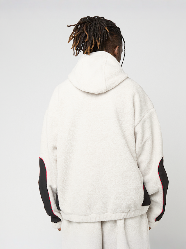 BSB x SNIPES, BSB x Snipes Sherpa Track Hoodie, wit, Afbeelding 2 van 7