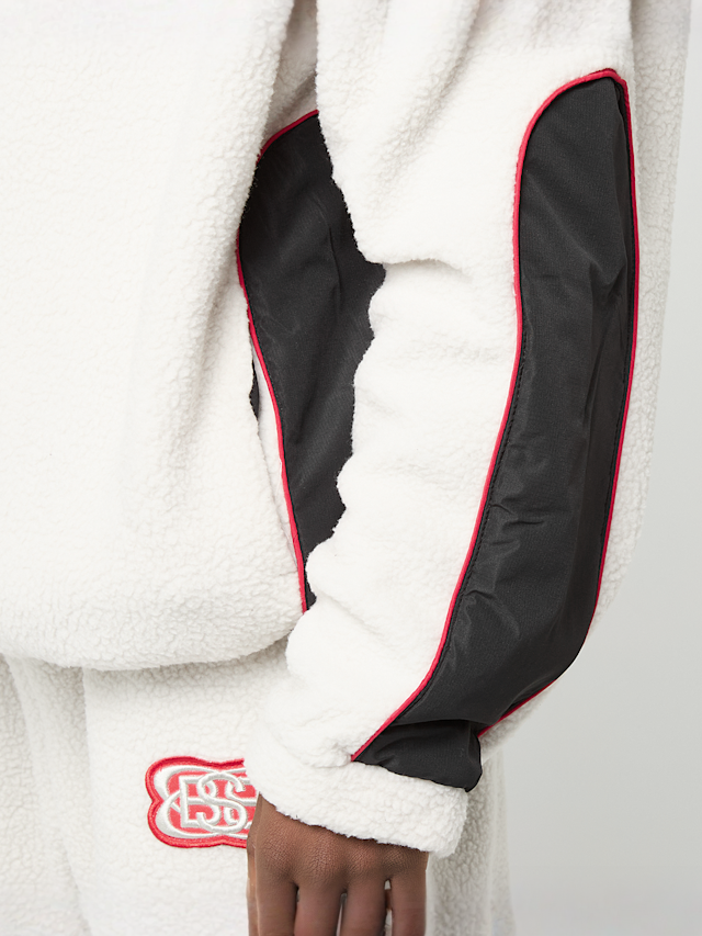 BSB x SNIPES, BSB x Snipes Sherpa Track Hoodie, wit, Afbeelding 4 van 7