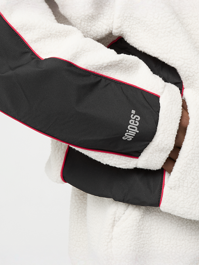 BSB x SNIPES, BSB x Snipes Sherpa Track Hoodie, white, Image 5 of 7