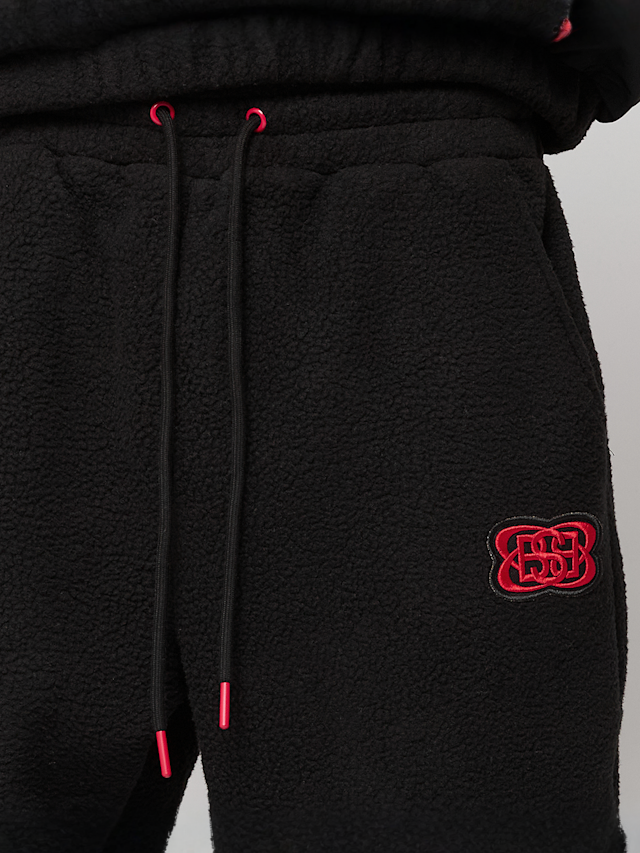 BSB x SNIPES, BSB x Snipes Sherpa Track Pants, black, Image 4 of 7