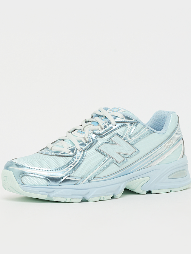 New Balance, 740 grey/orange, blue, Image 2 of 7