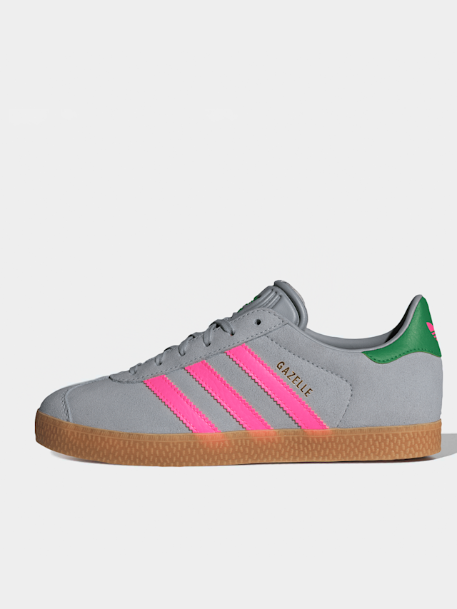 adidas Originals, Gazelle (GS), grijs, Afbeelding 1 van 8